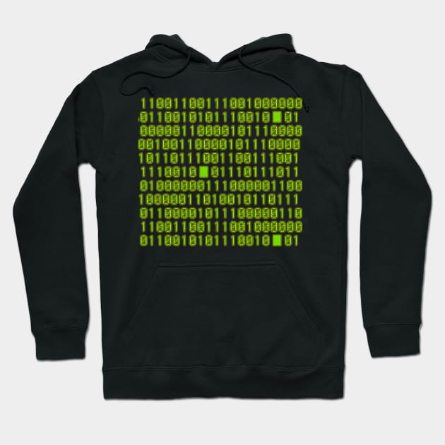 Binary Code (version 1) Hoodie by CJProArtz